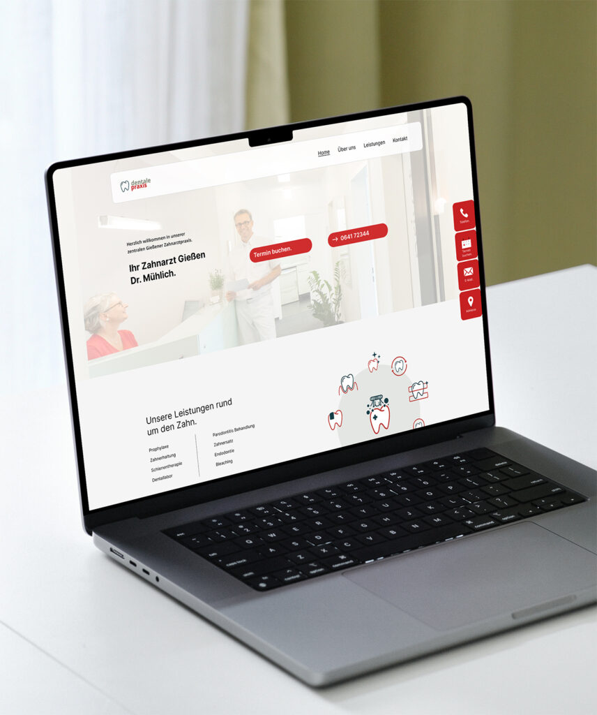Frederik Weidner, Zahnarzt Website, Gießen, Arzt
