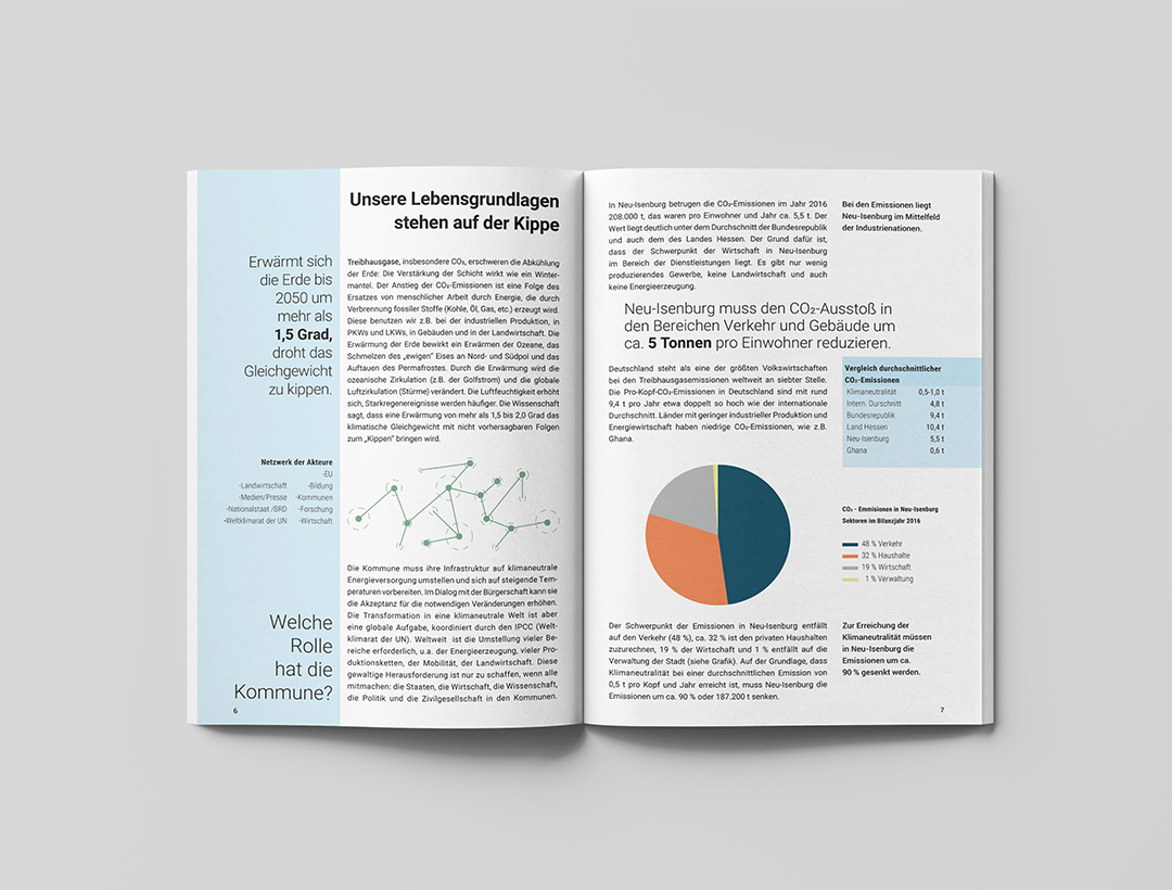 Der Weg in die Klimaneutralität - Klimabroschüre der Stadt Neu-Isenburg